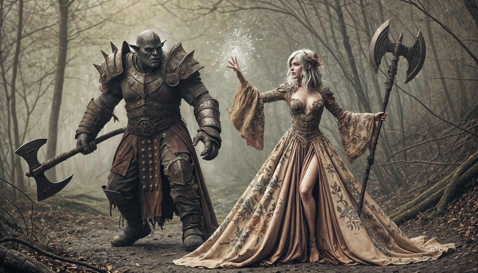 Clash in the pale glow of dawn