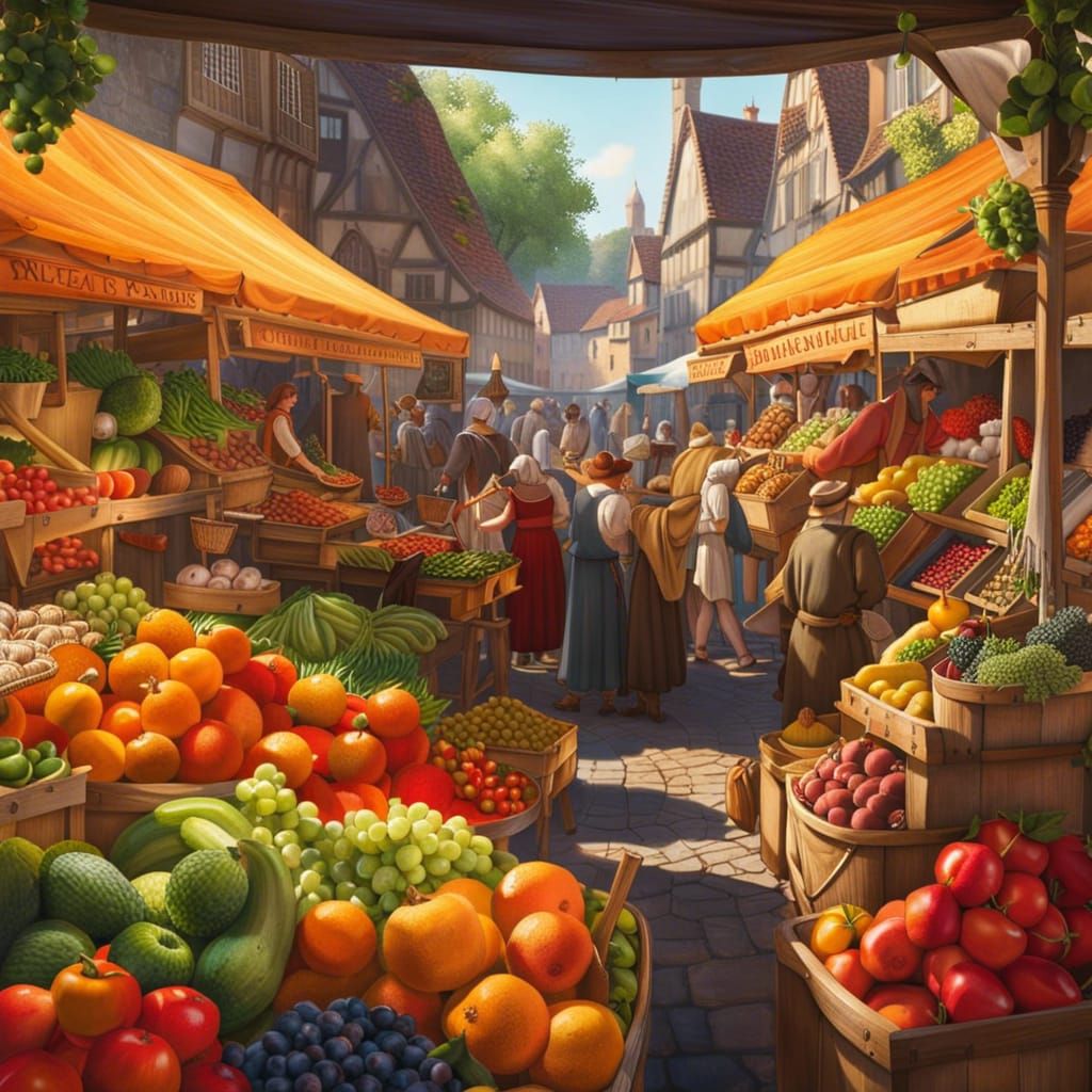 Farmers Market  by @Riangwalee