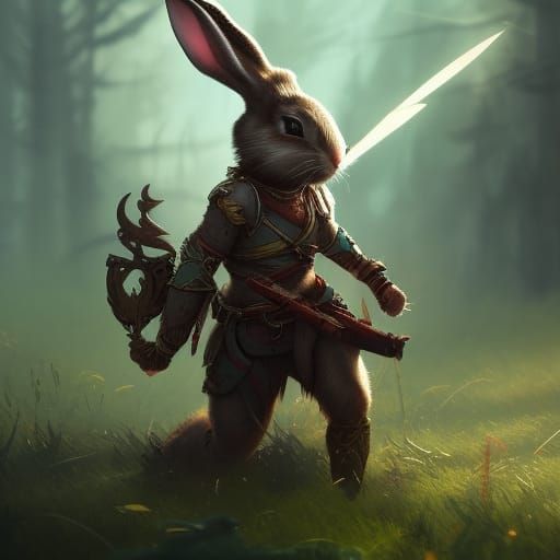 Bunny Scout - AI Generated Artwork - NightCafe Creator