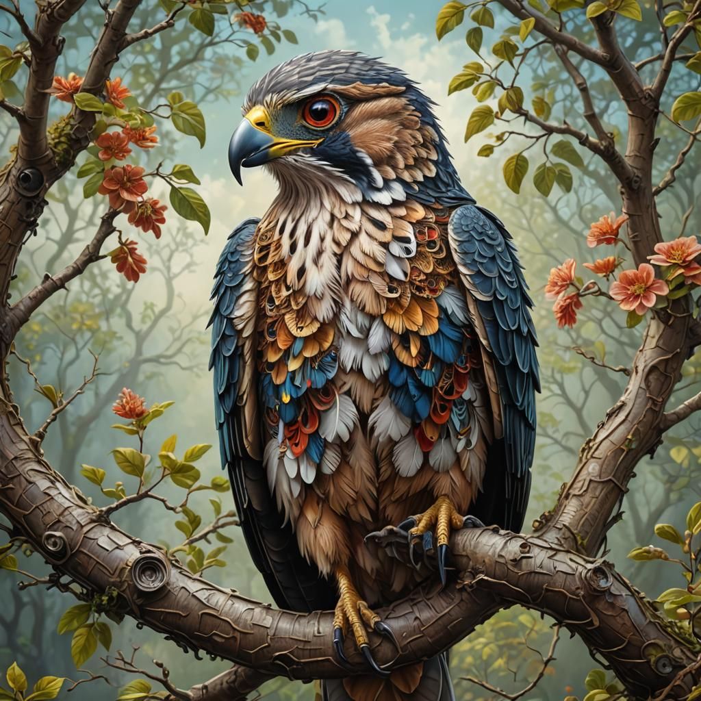 Falcon - AI Generated Artwork - NightCafe Creator