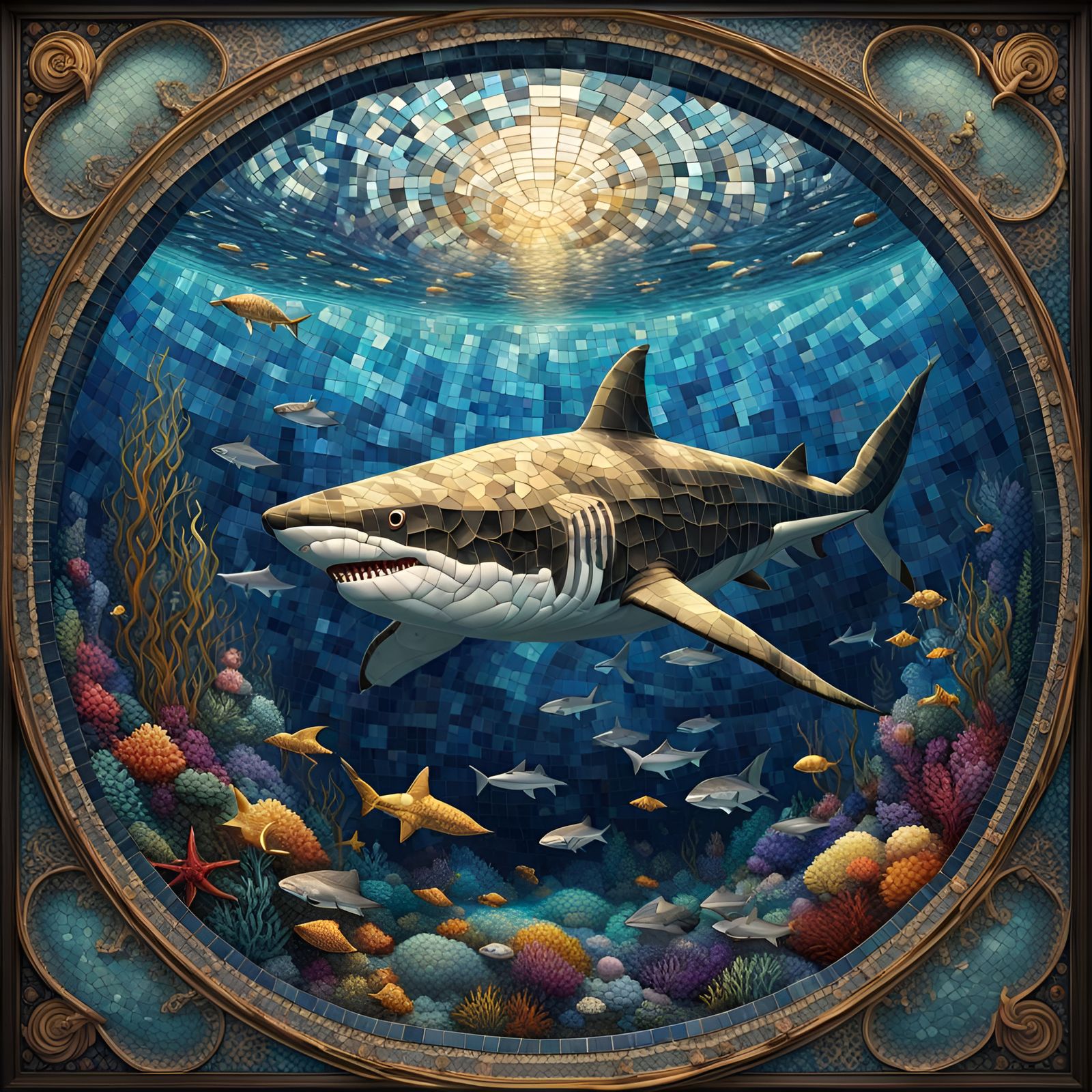 In a world full of fish, be a shark!  by @Velvet Vibe