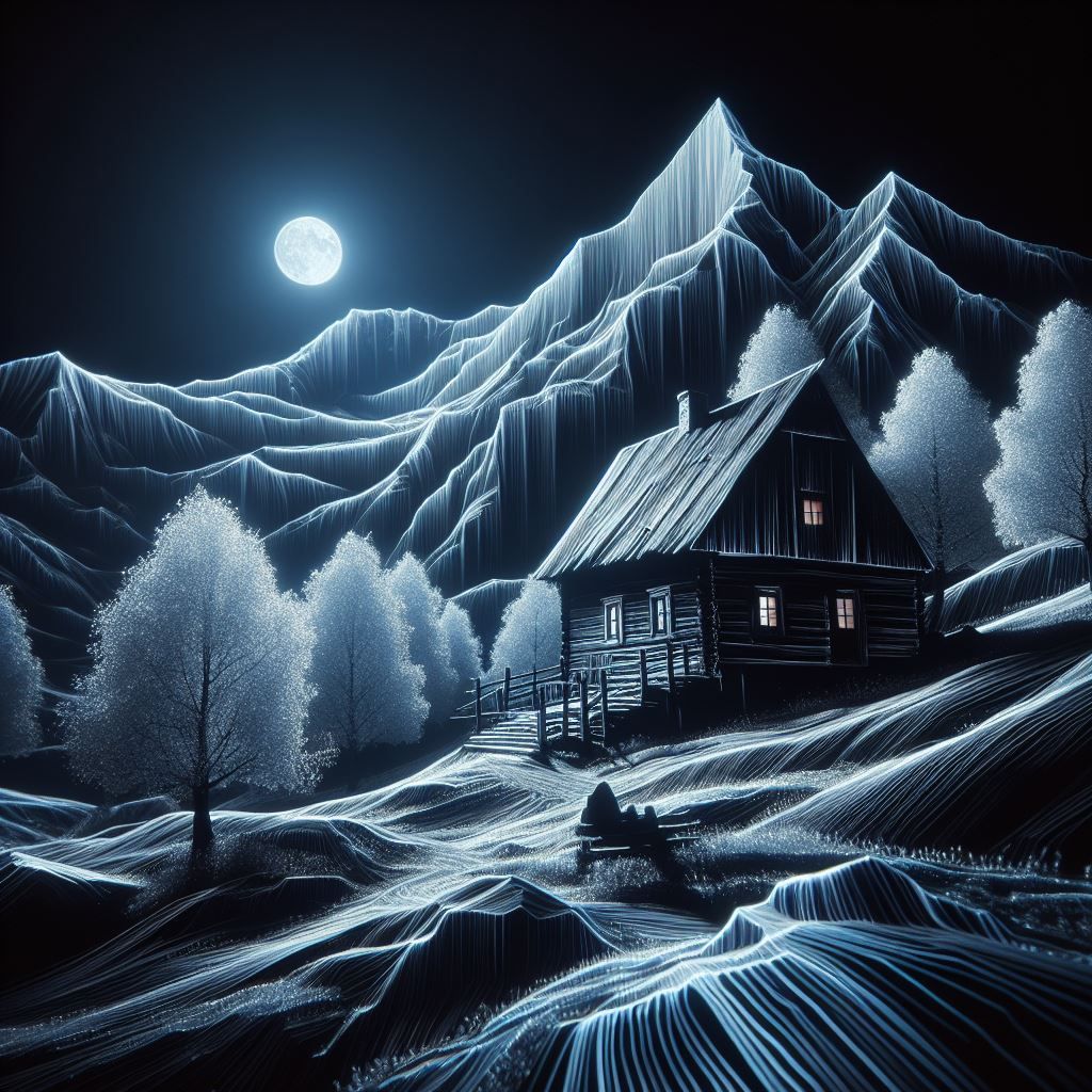 Mountain Hologram
