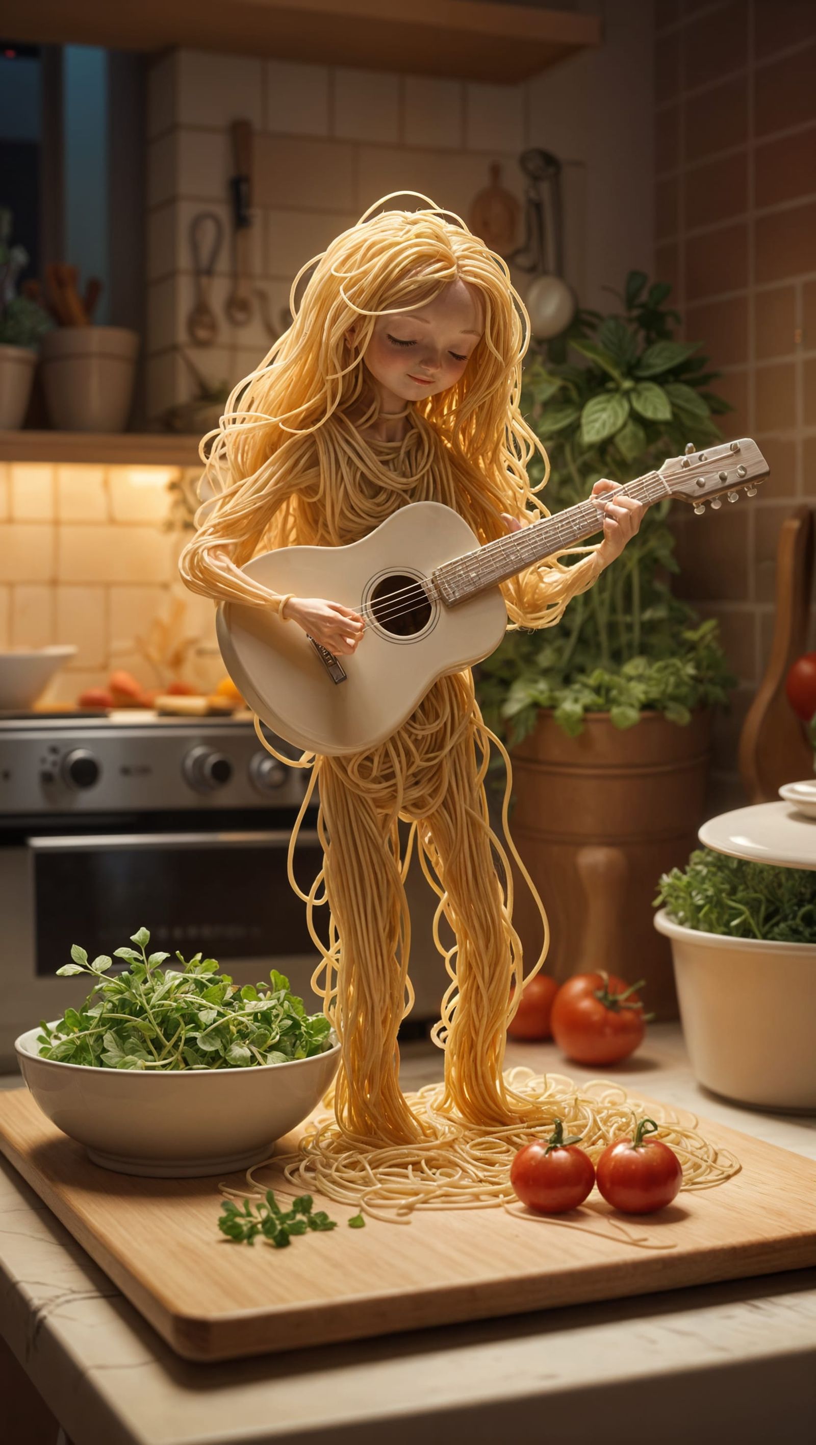 the spaghetti rockstar