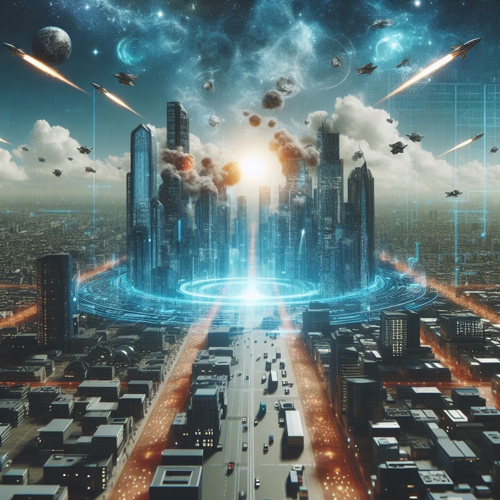 Futeristic Holograph