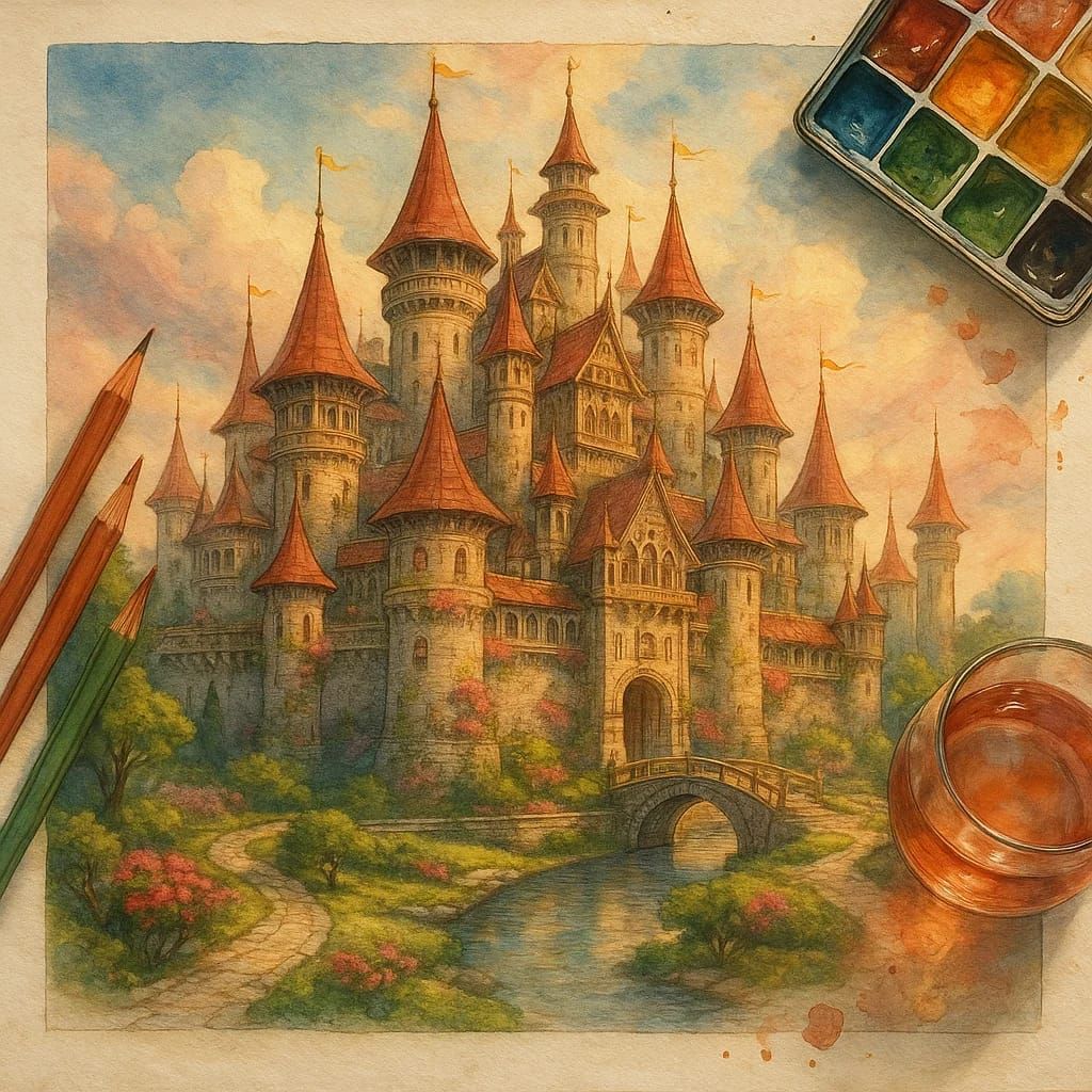 ציור של ארמון