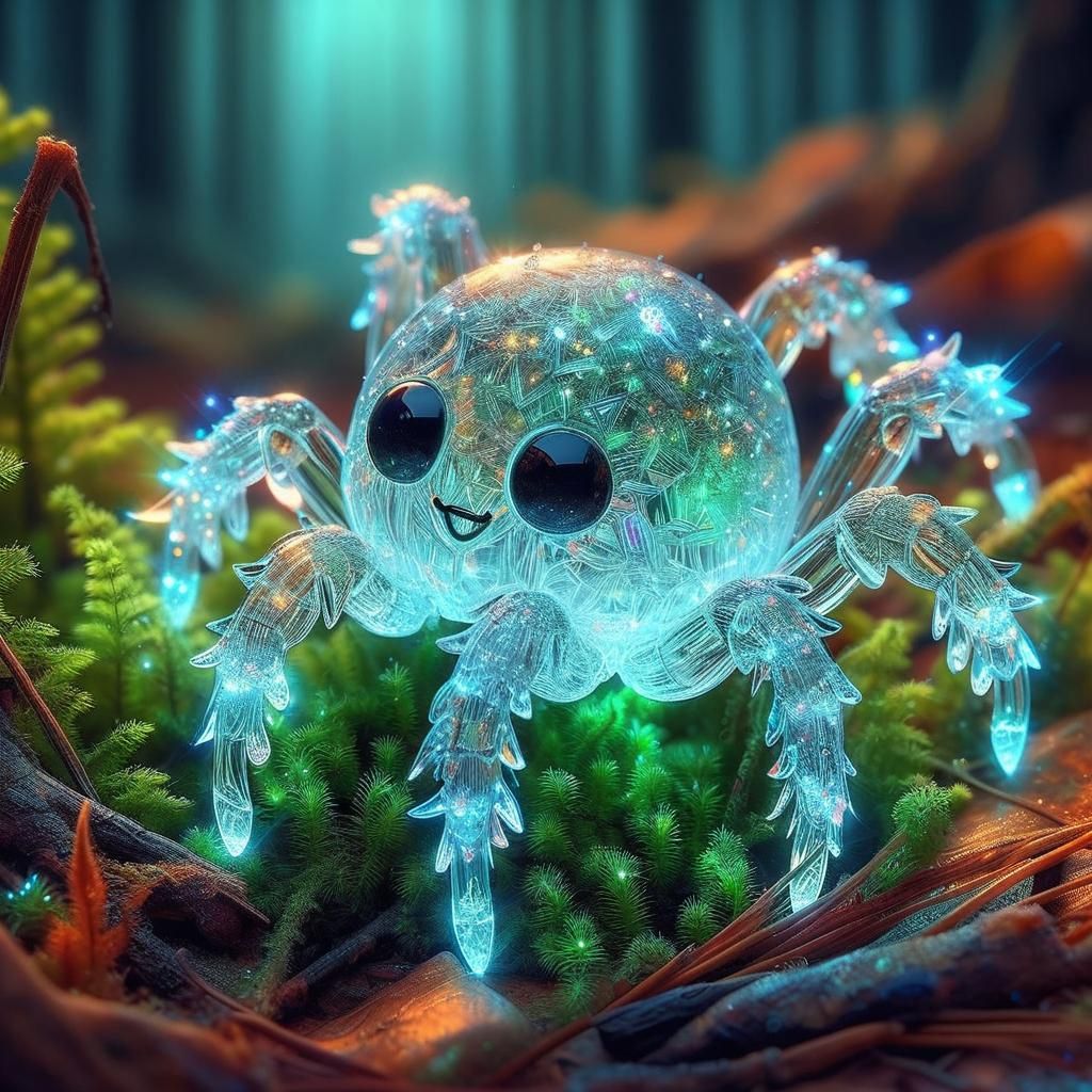 Cute Tiny Spider  by @Rosie