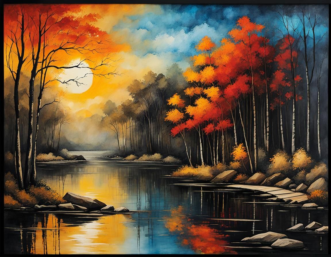 up a creek  by @MindArtXL