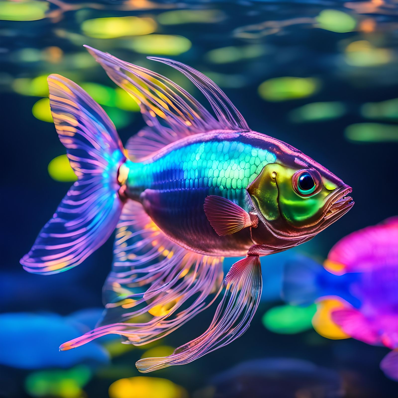 Iridescence fish   by @ShaKeD