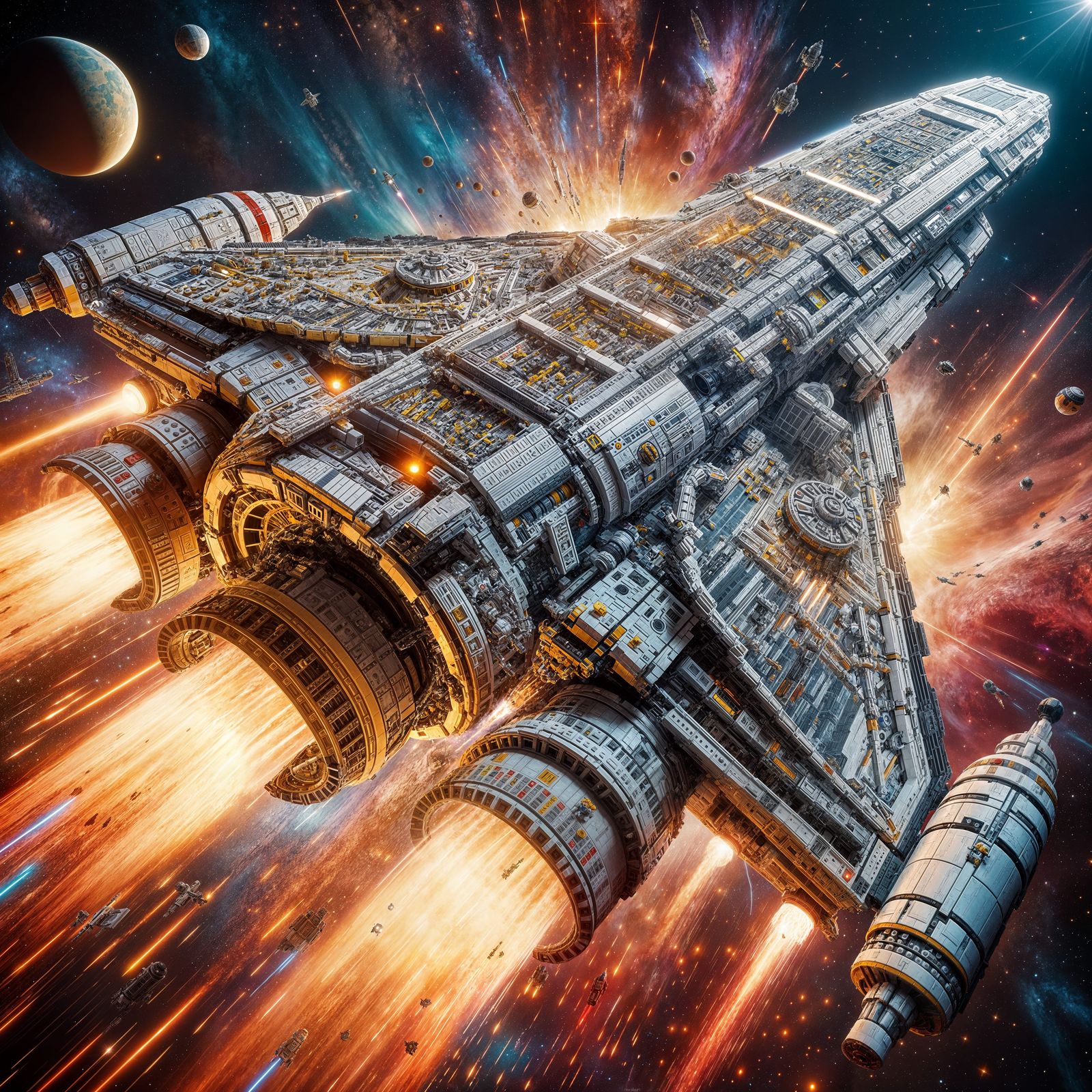 Lego Spaceship  by @Xarir