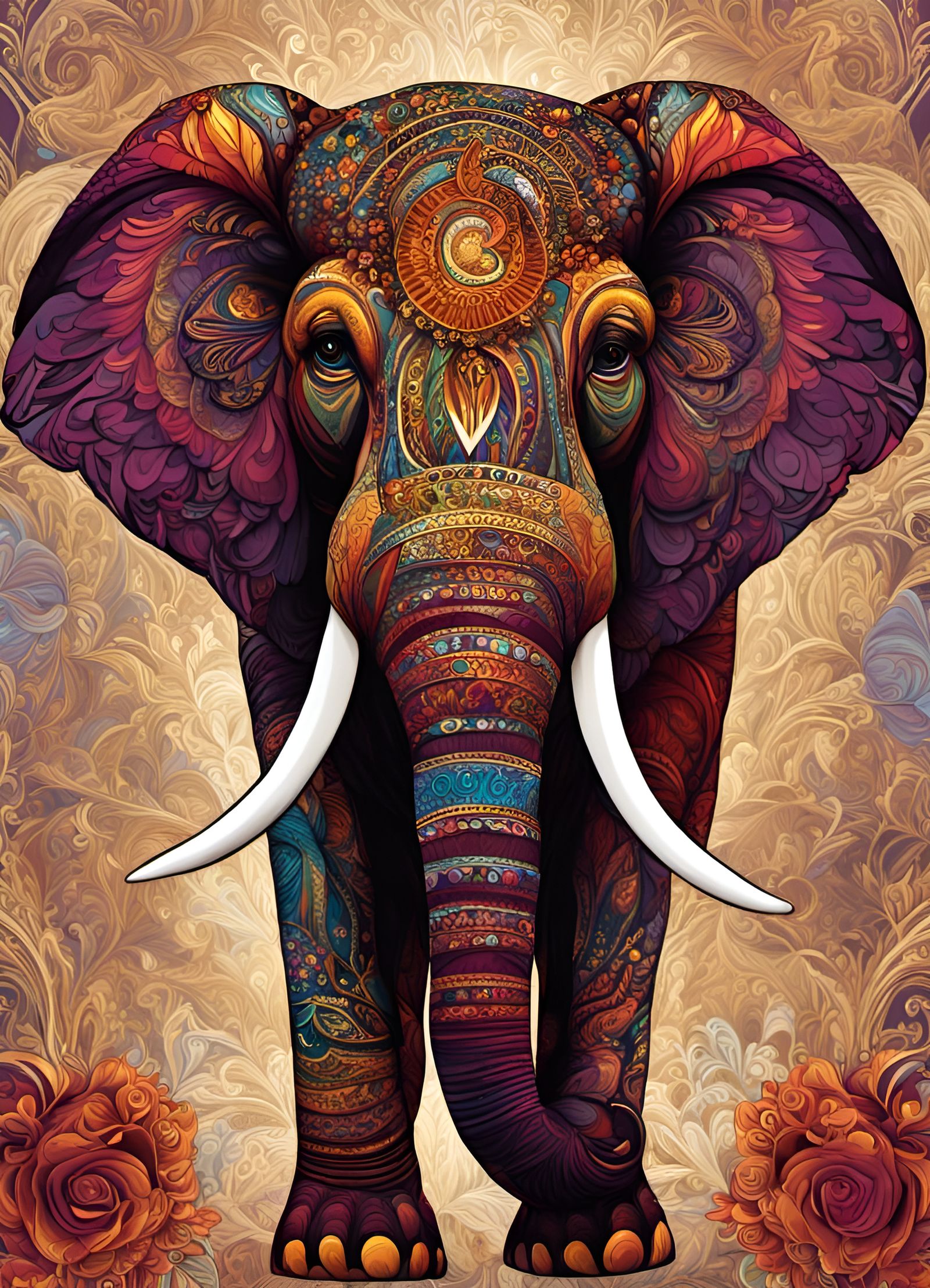 Elephant - AI Generated Artwork - NightCafe Creator