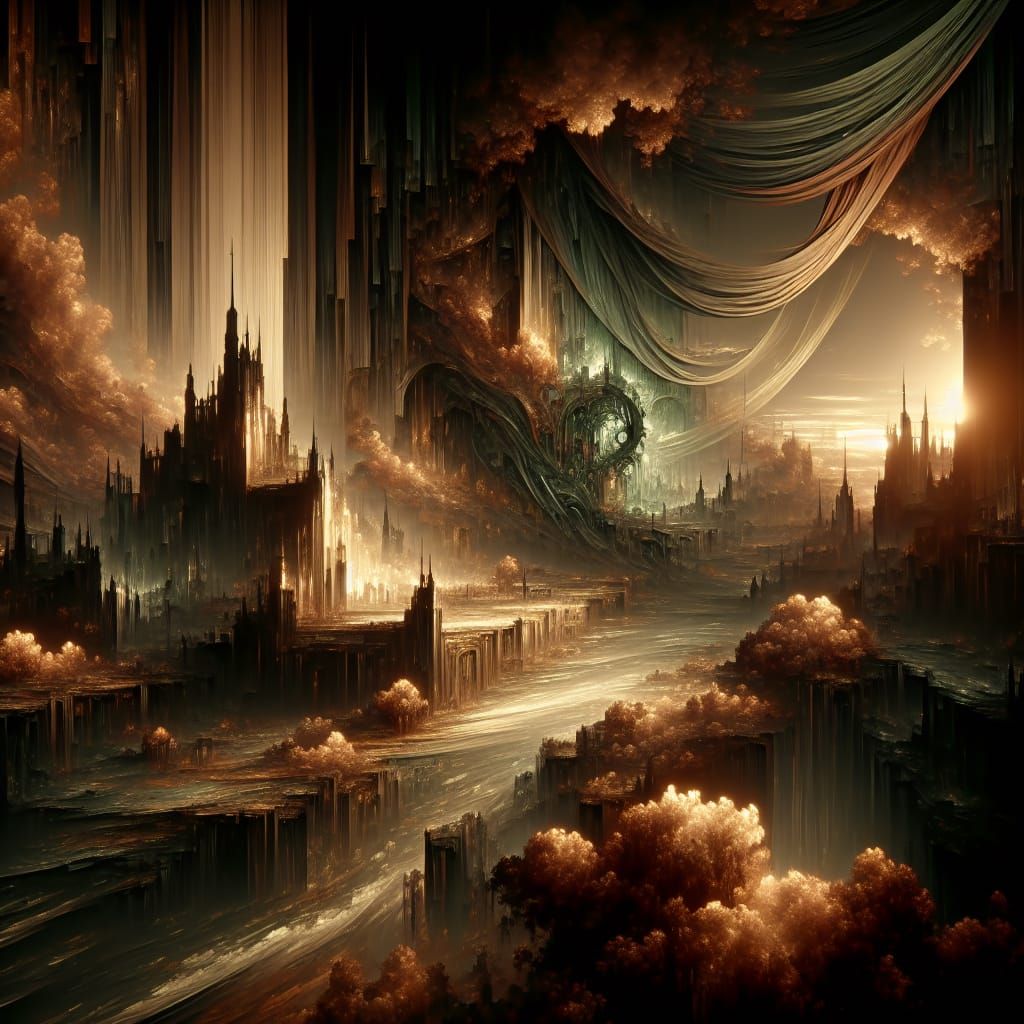 Wandering into the yawning chasm where the world unravels in...