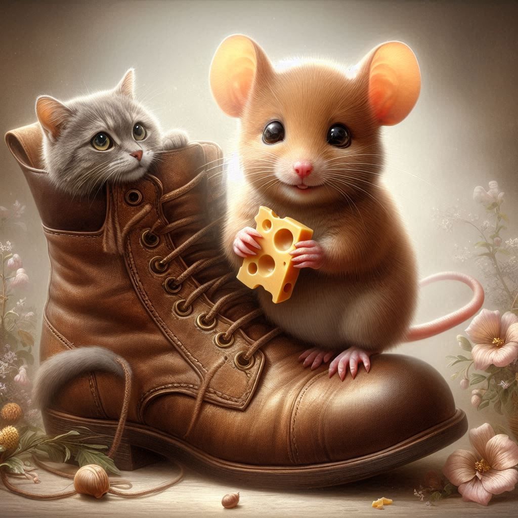 Hey Mouse, that cheese is mine 😁😸