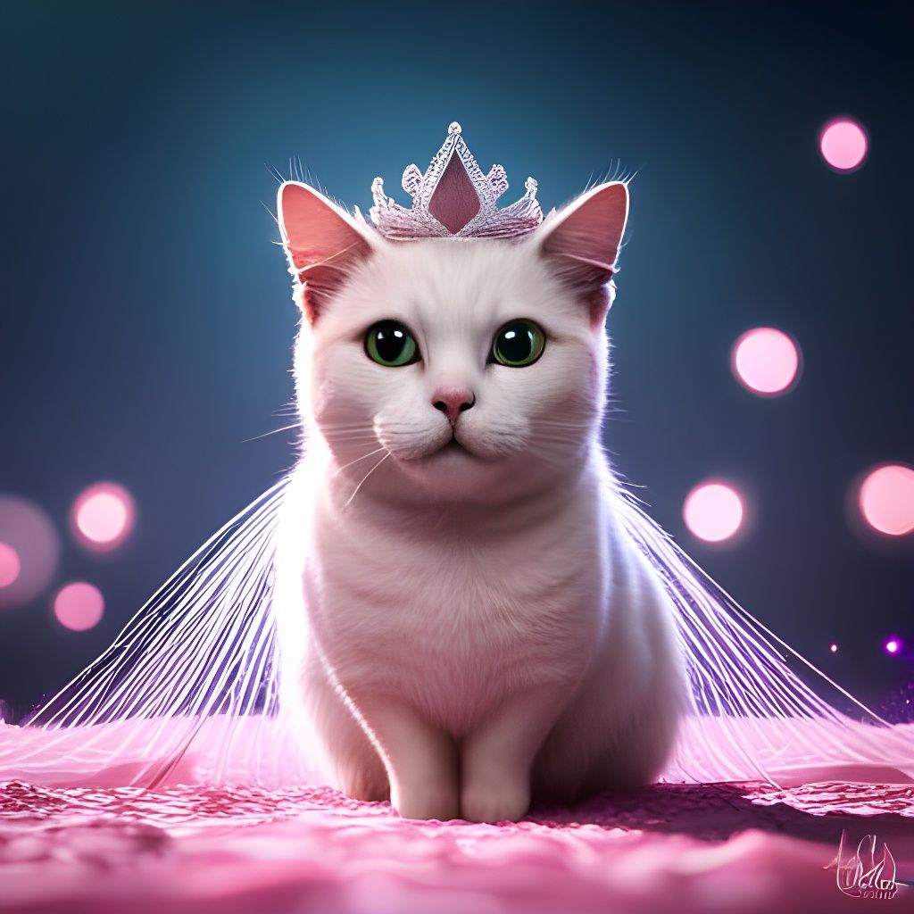 Cat Queen AI Generated Artwork NightCafe Creator