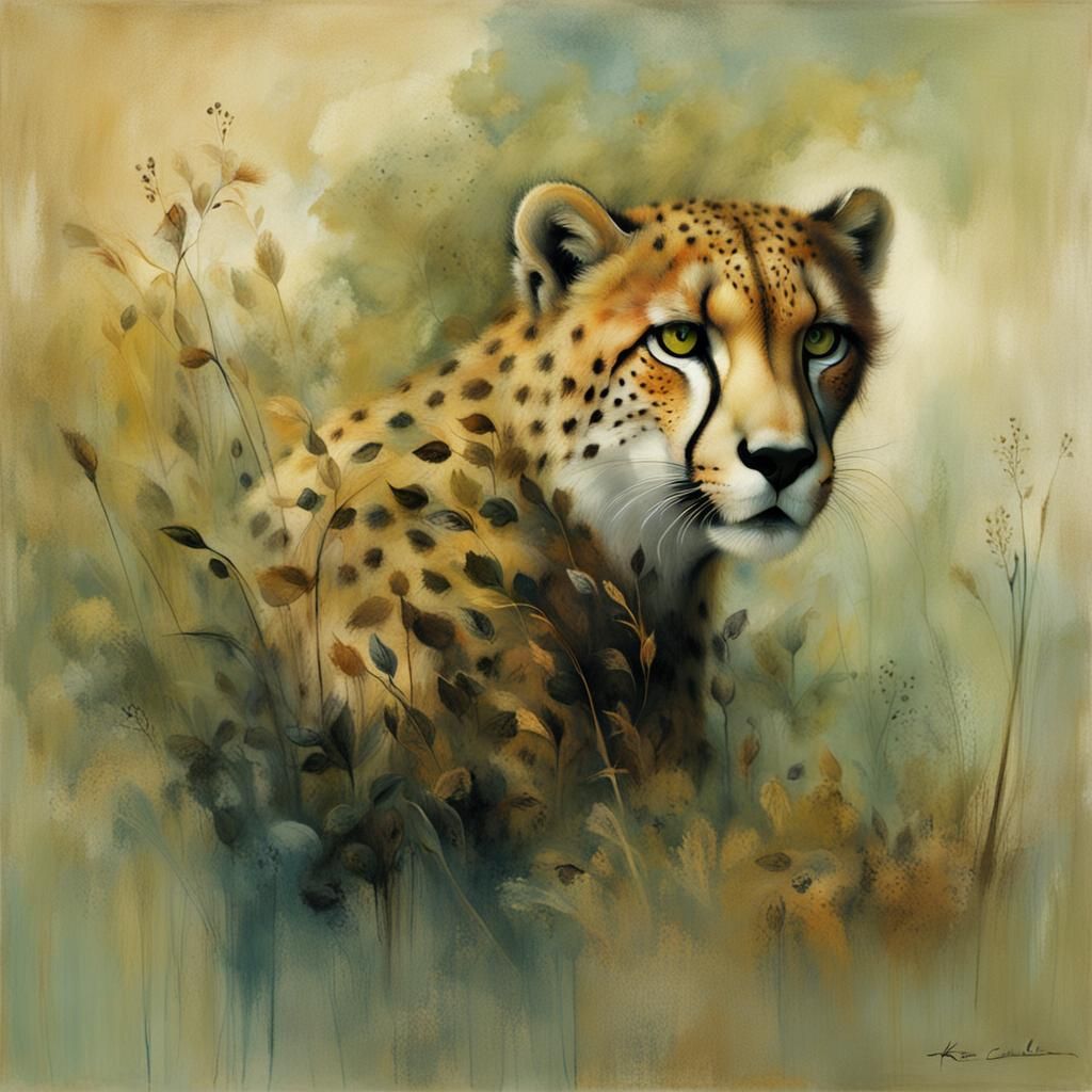  cheetah  by @Mapont