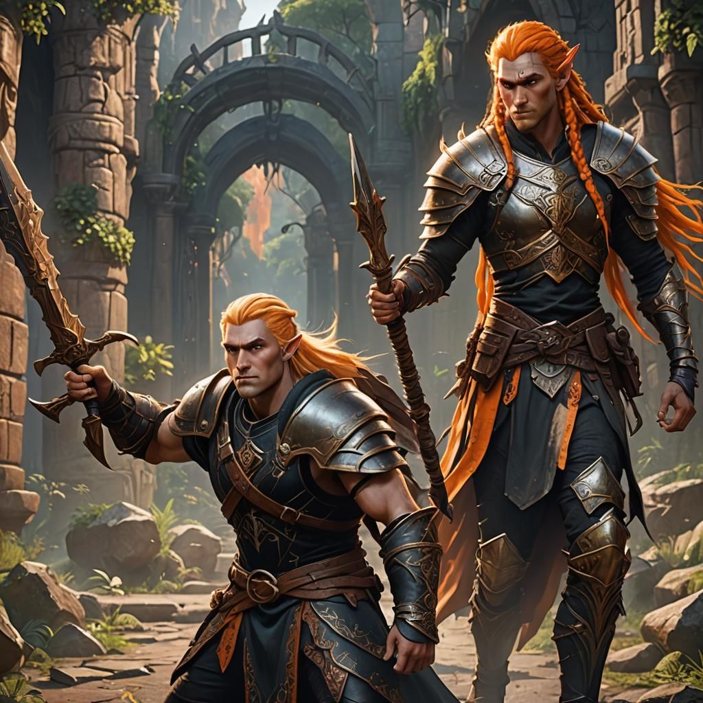 Twins Ahruin and Erriel