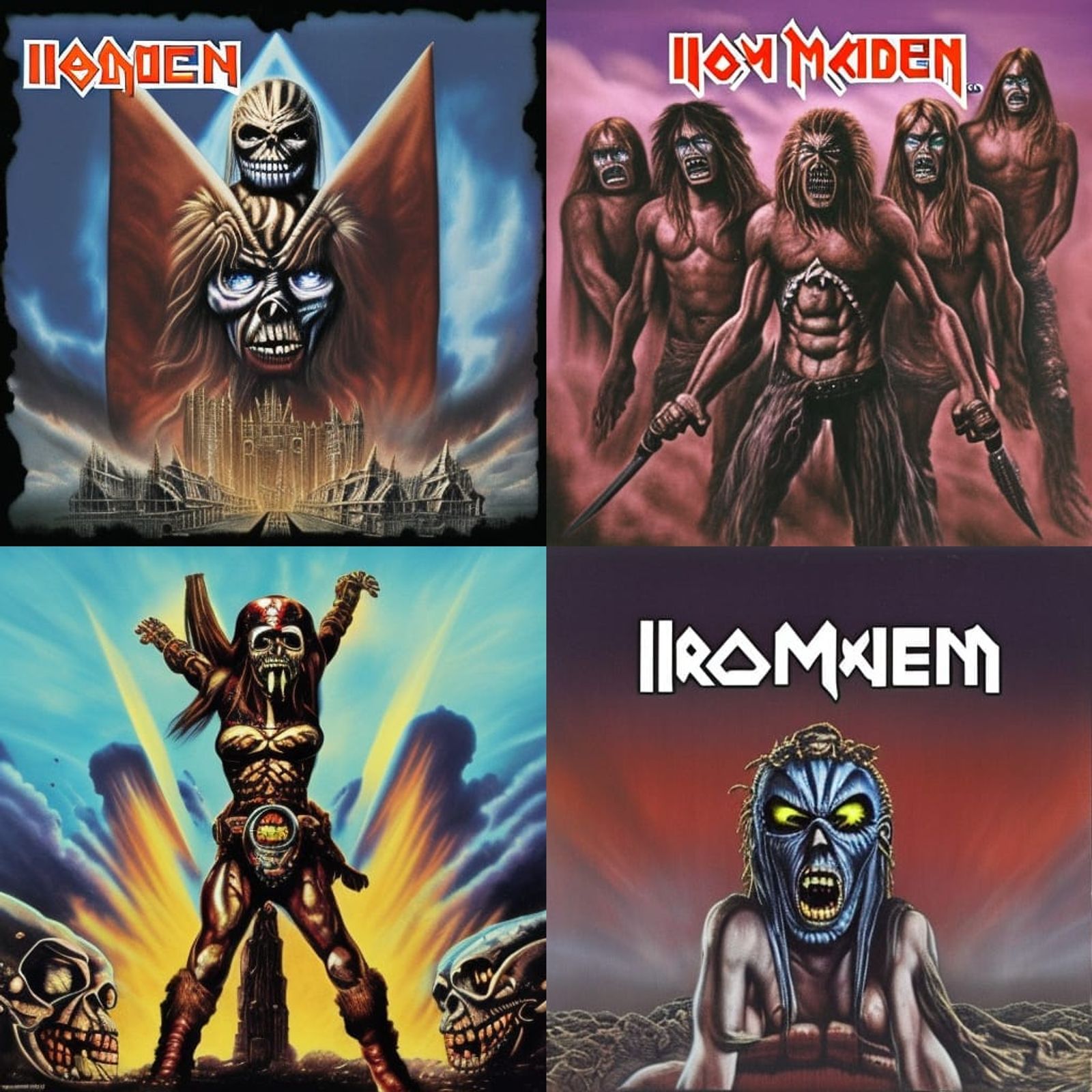 iron maiden album covers wallpaper