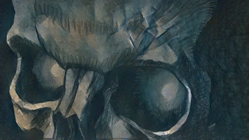 SkullKnight X Seated Nude