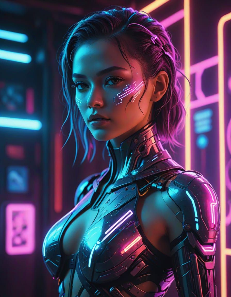 Belleza cyberpunk 