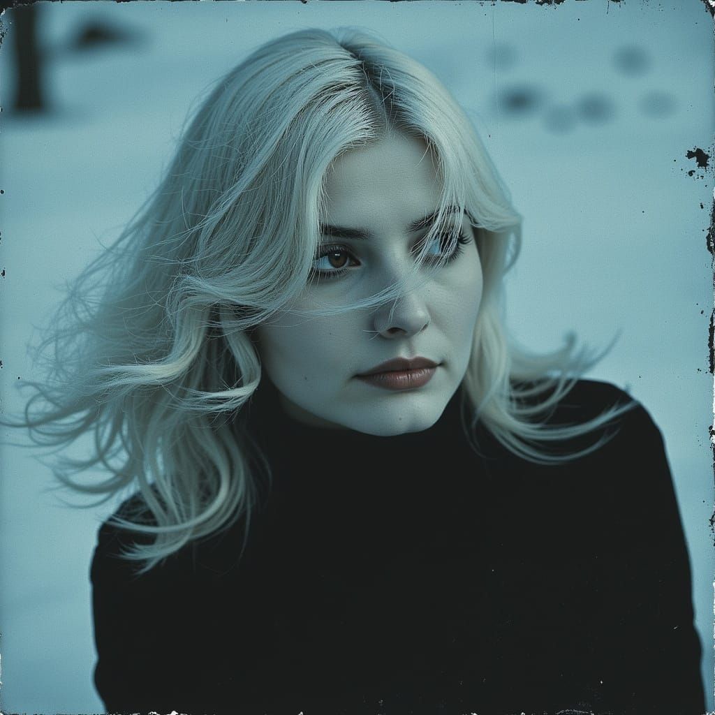 Woman in the Snow