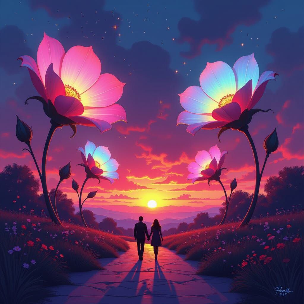 Romance Sundance art vibrant colorful whimsy hyper detailed perfect lighting  by @GraveyardsAndTakeout