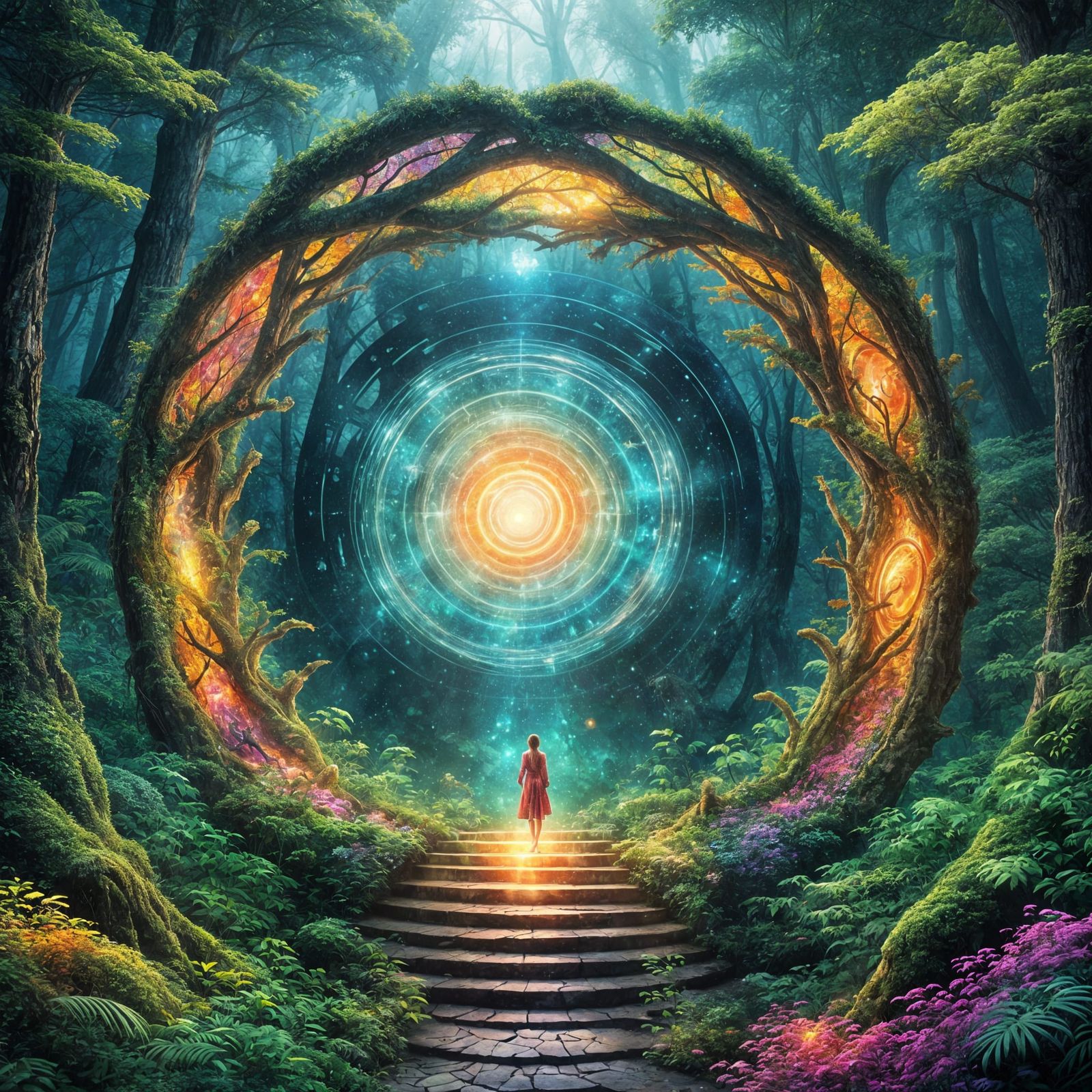 Portal in the Rainforest   by @Hobgoggin 