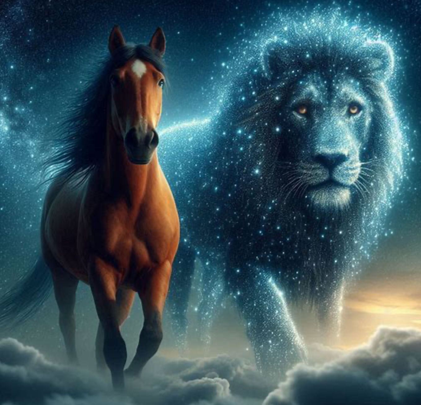 Walking through the sky