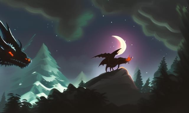 Undulant Sky Dragons at the Edge of Forevermore - AI Generated Artwork -  NightCafe Creator