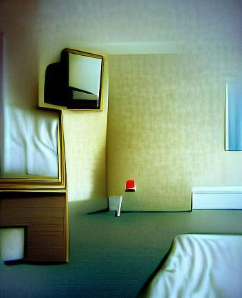 lonely hotel room