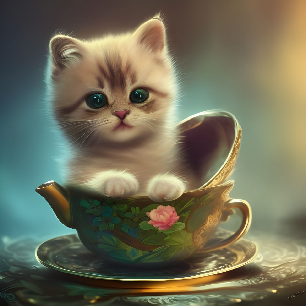 Cute baby cat