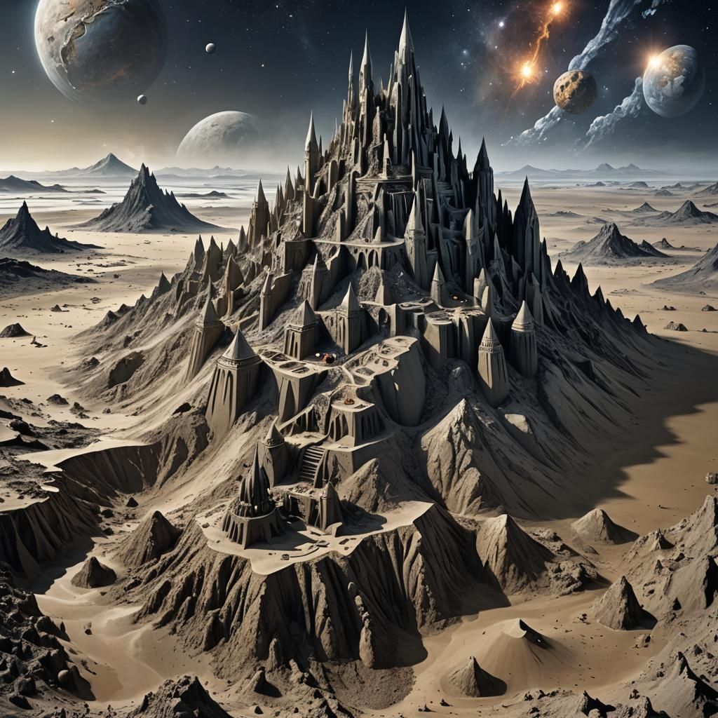 Sandcastles in space.. 