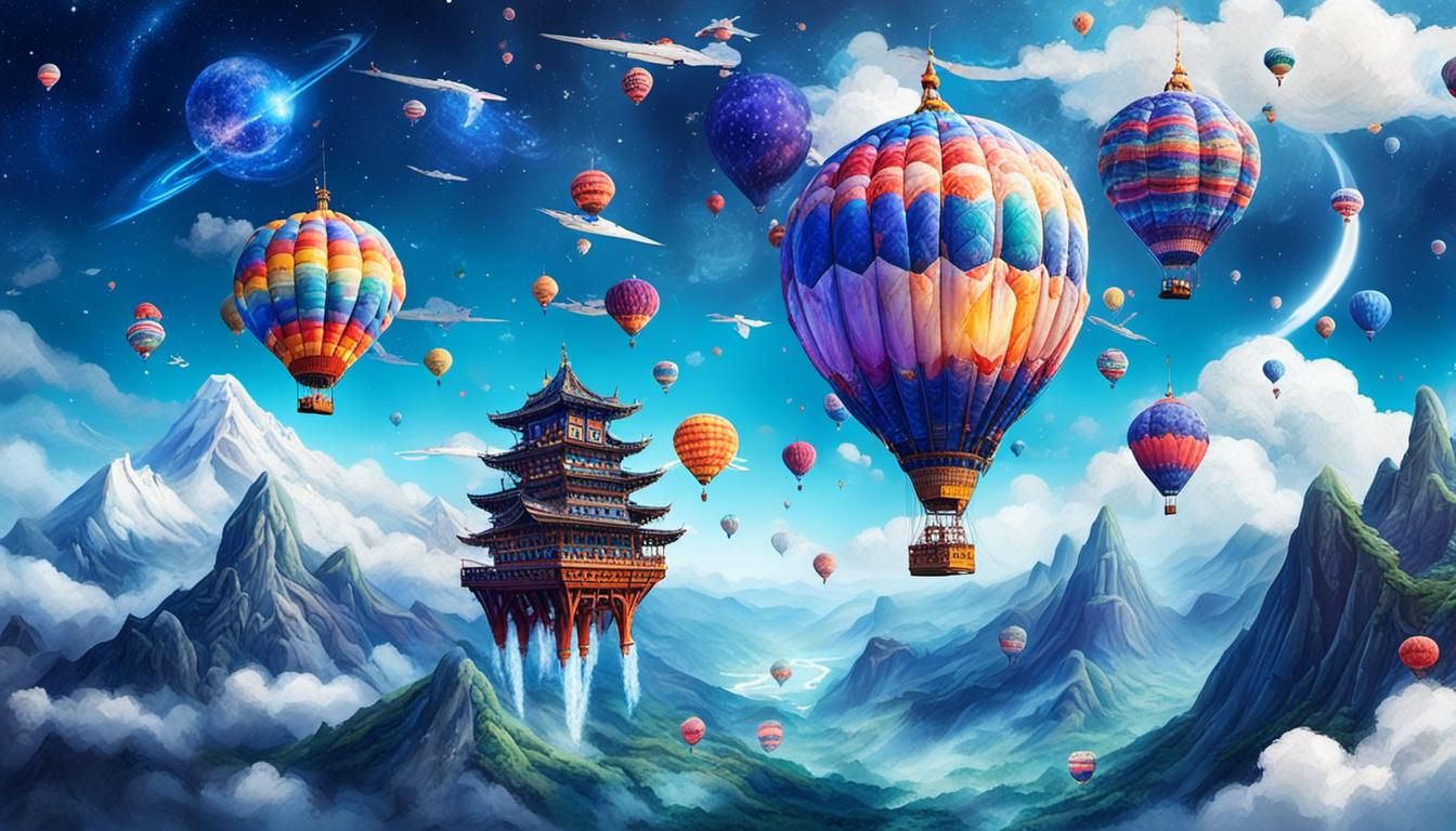 Floating Cities in a Wonderous Aesthetic