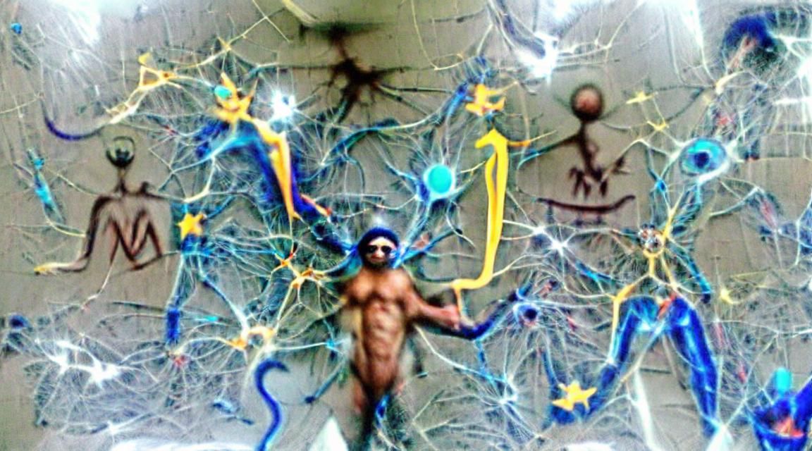 Neuron Man in the infinite expense of the spatial human Brai...