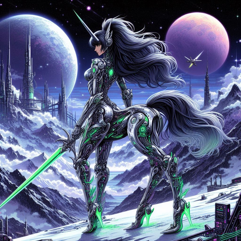 hajime sorayama cyberpunk retro 80s sci-fi futurism, robotic...