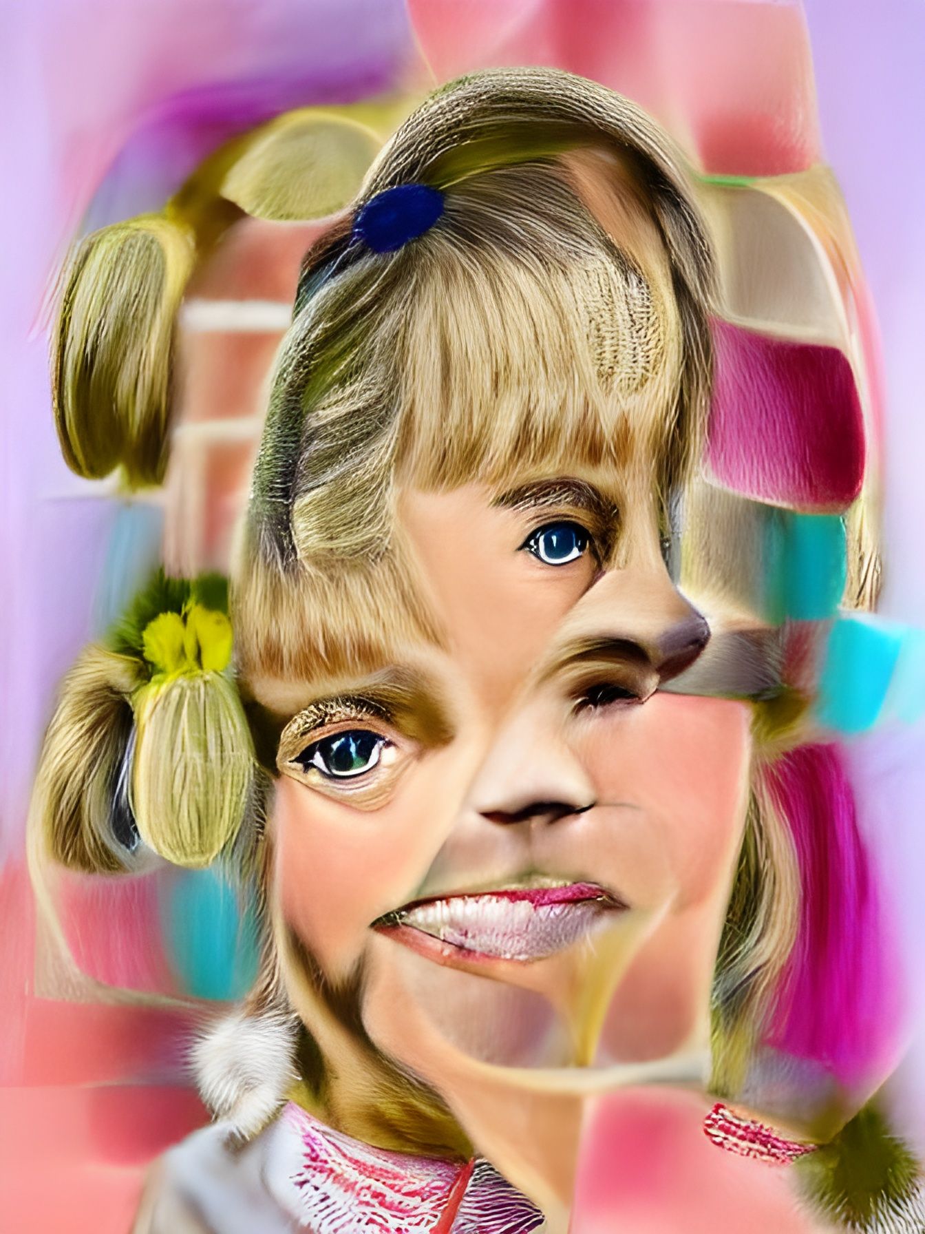 Portrait of Cindy Brady - AI Generated Artwork - NightCafe Creator