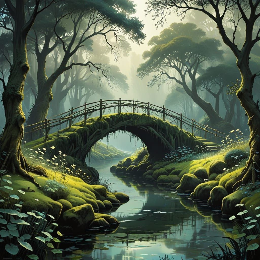 willow-tree bridge  by @bronfoth