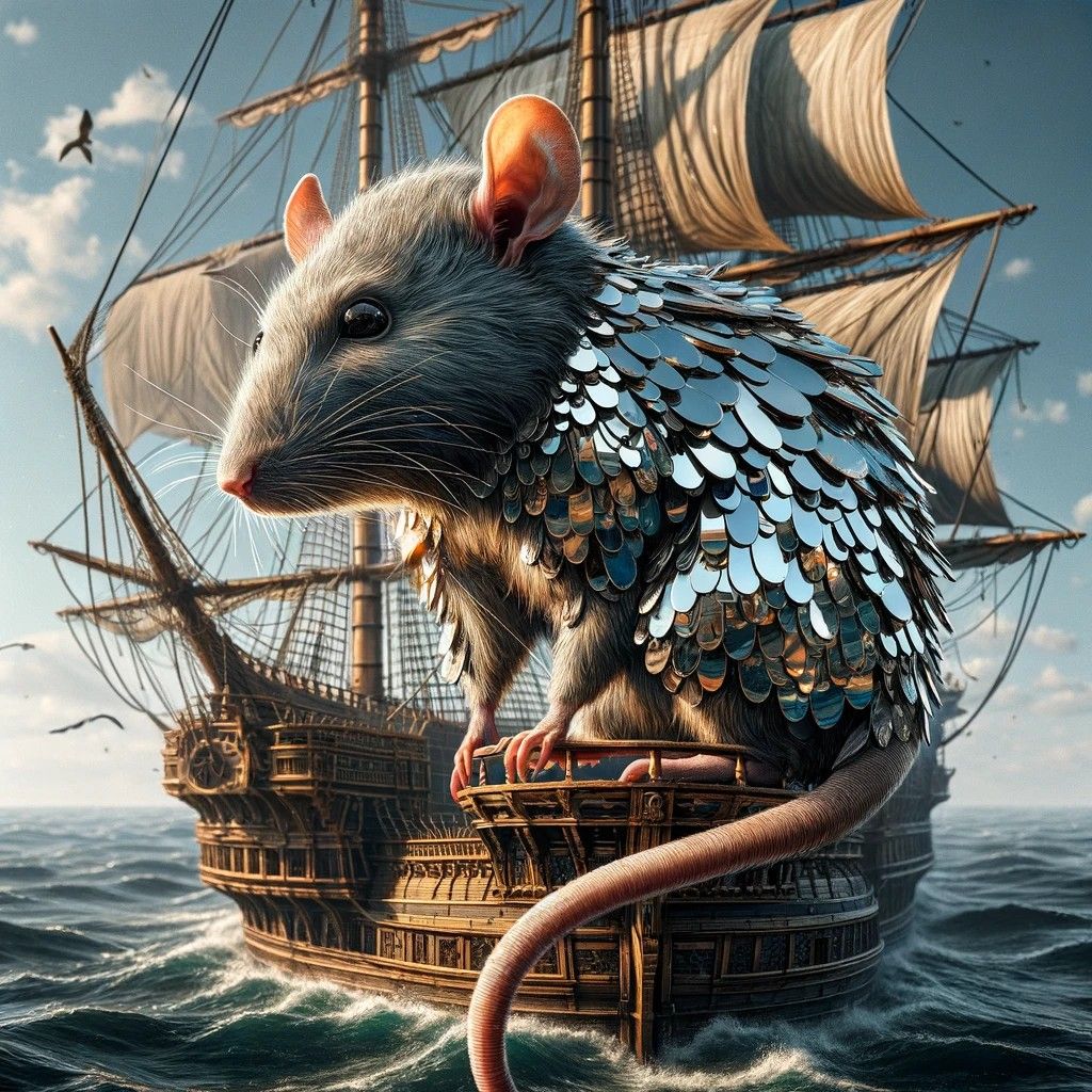 Do androids dream of giant mirror cloak rats on illusion ships? It seems so.