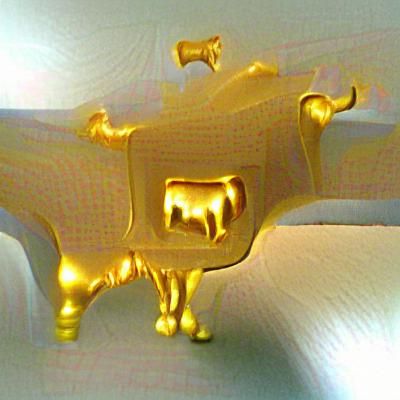 Golden cow