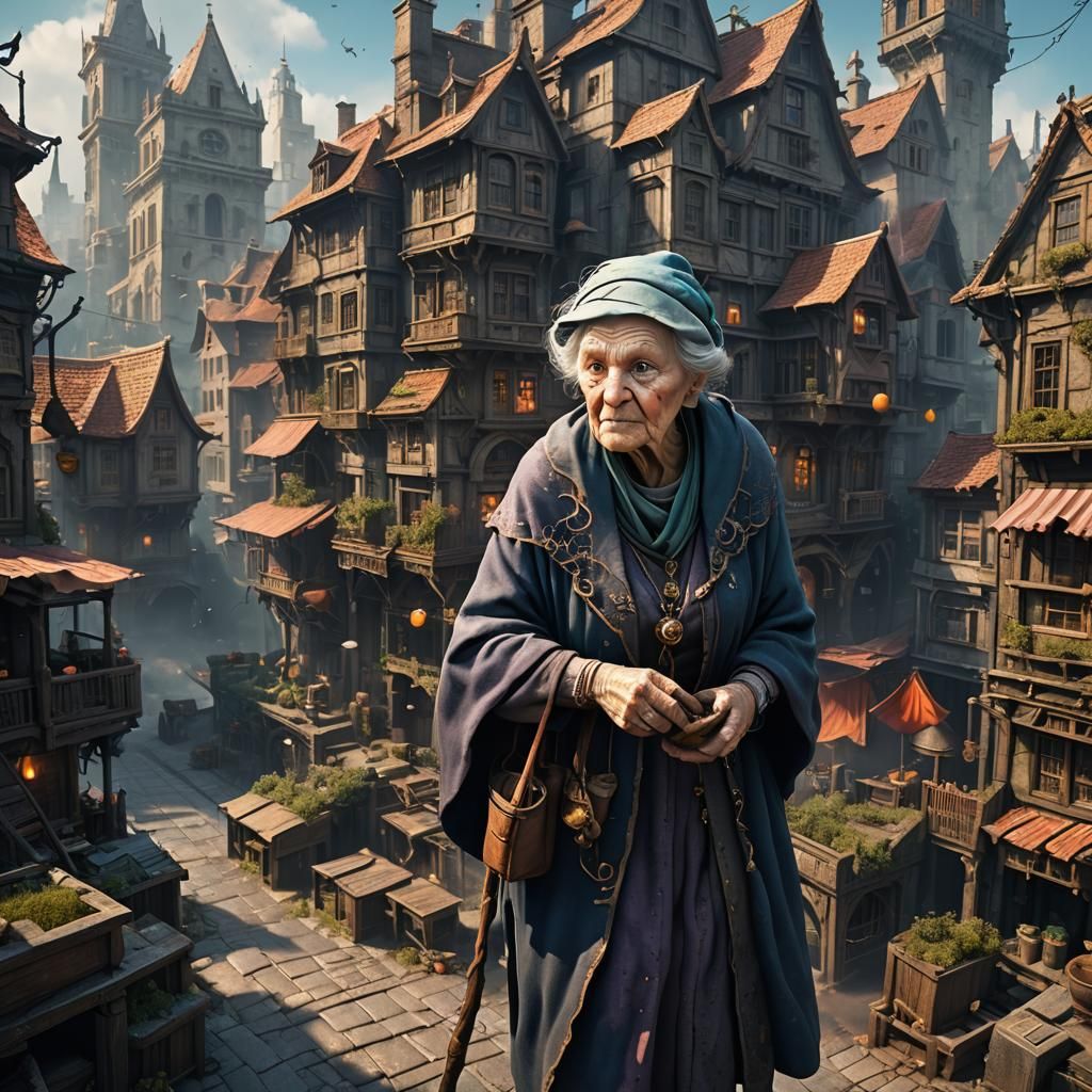 old granny in city needs your help