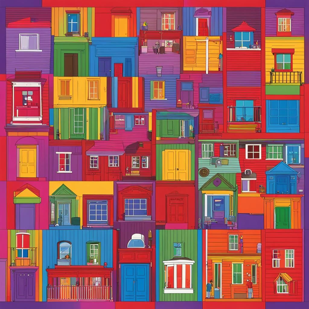 red, green, blue, pink, brown, purple, yellow, orange