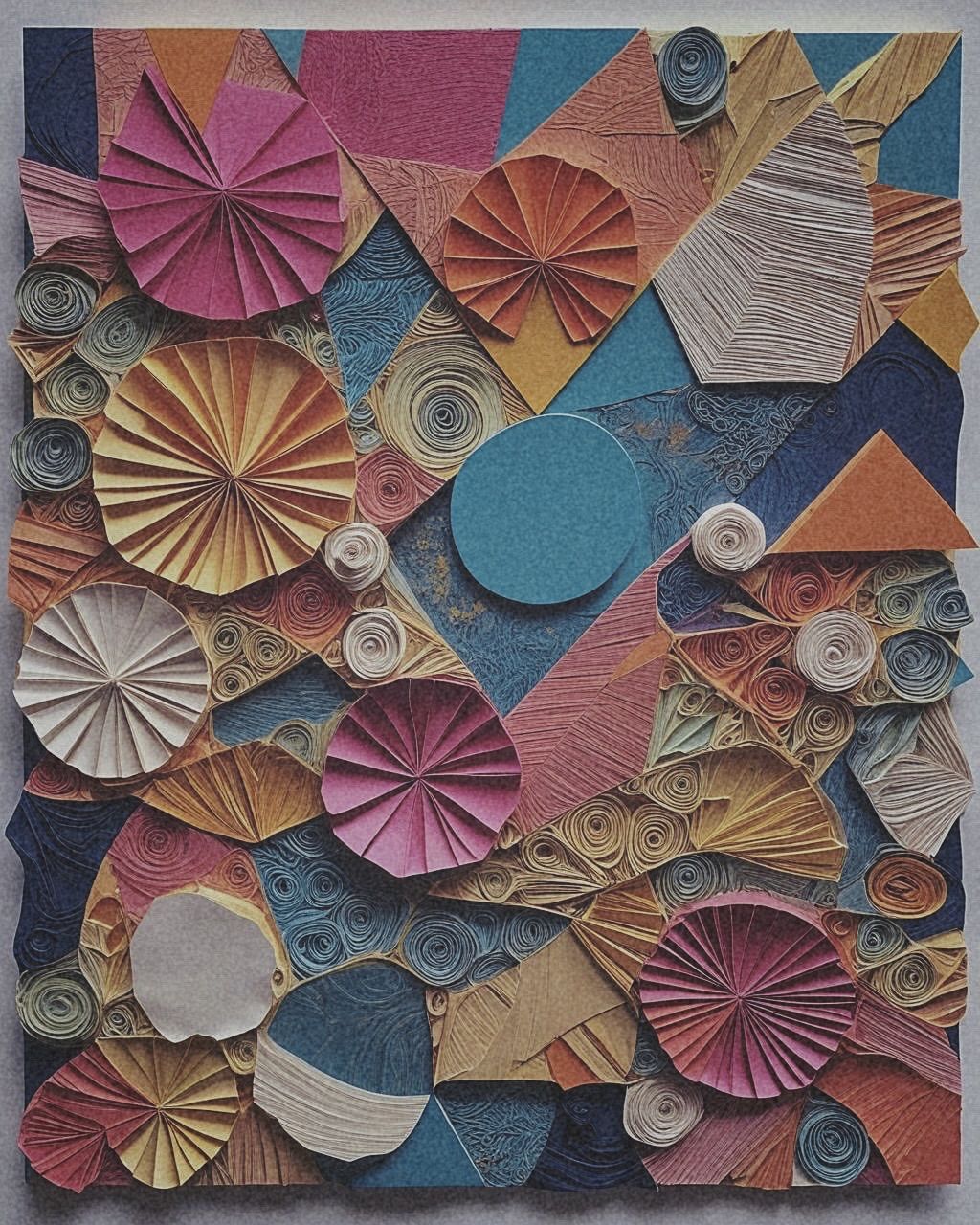 •4 Paper Art: collage assemblage decoupage,