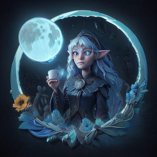 Heart Portal to Sci-Fi World in Romantic Style