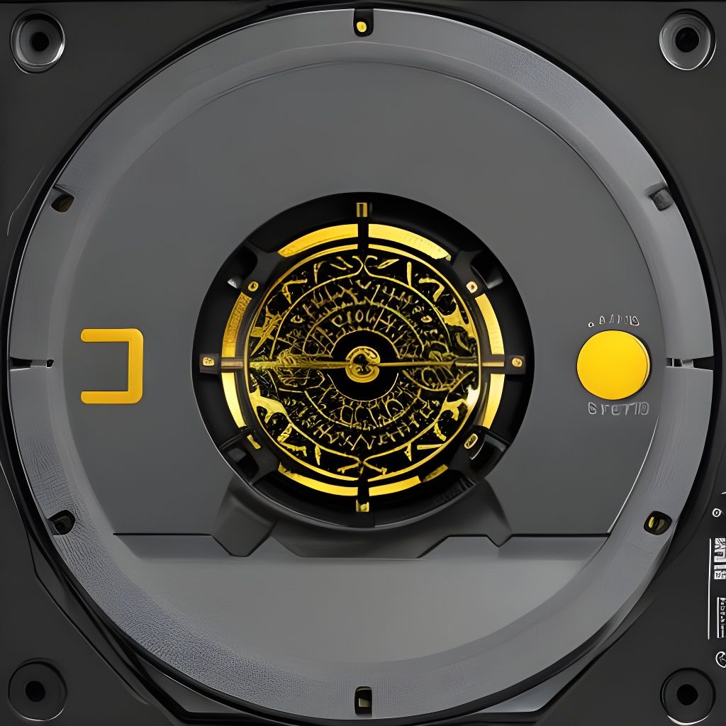 Mythical Winter Scene in Watercolor Style