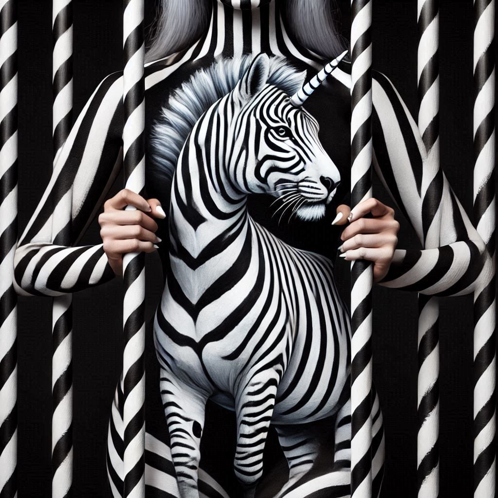 Zebra tiger unicorn