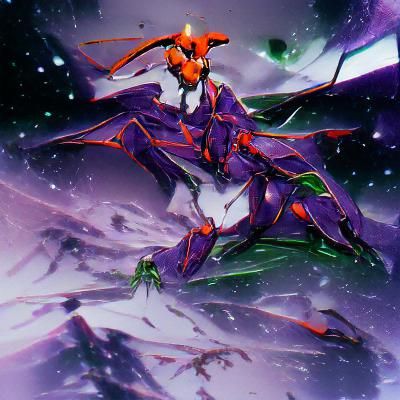 Eva unit-01, shinji - AI Generated Artwork - NightCafe Creator