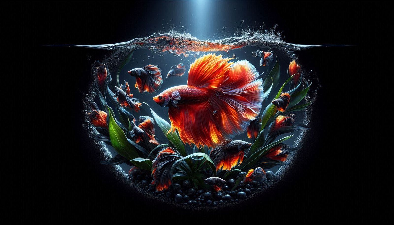 Living with Halfmoon Betta Fish