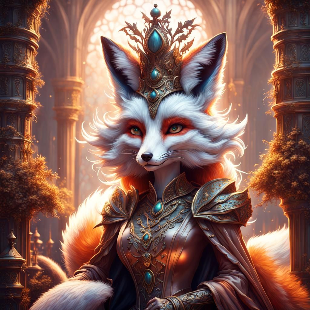 fox queen - AI Generated Artwork - NightCafe Creator