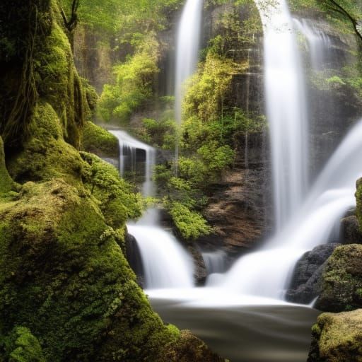 Inspiring Waterfall