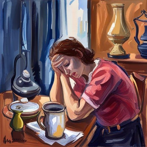 A slave must put his master first. No thought of sleep, or hunger, or