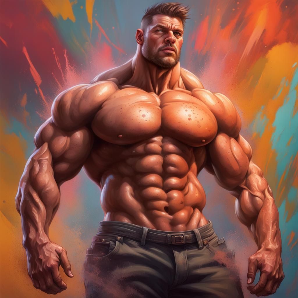 Buff Man - AI Generated Artwork - NightCafe Creator