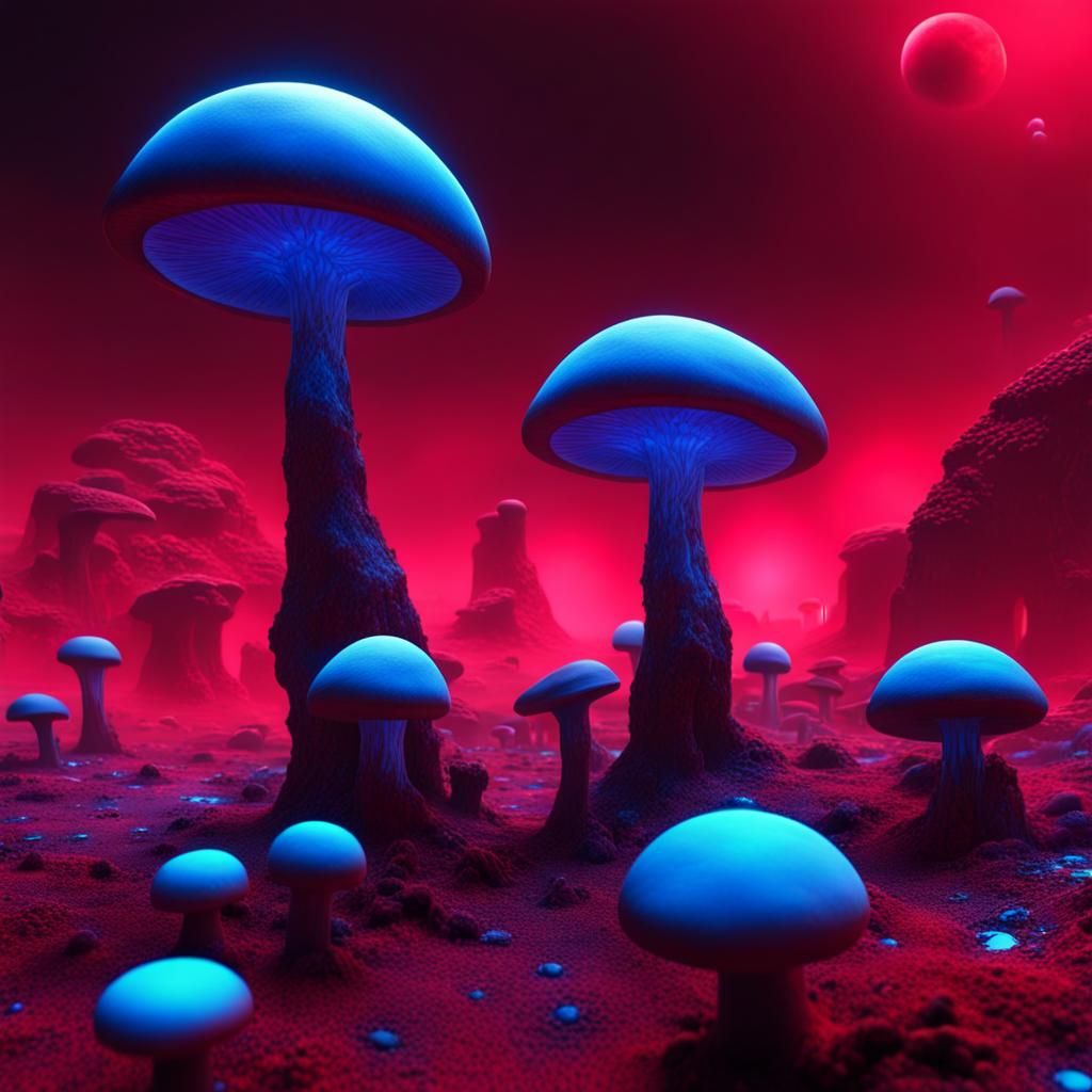 Alien Fungi  by @Wanagiyata